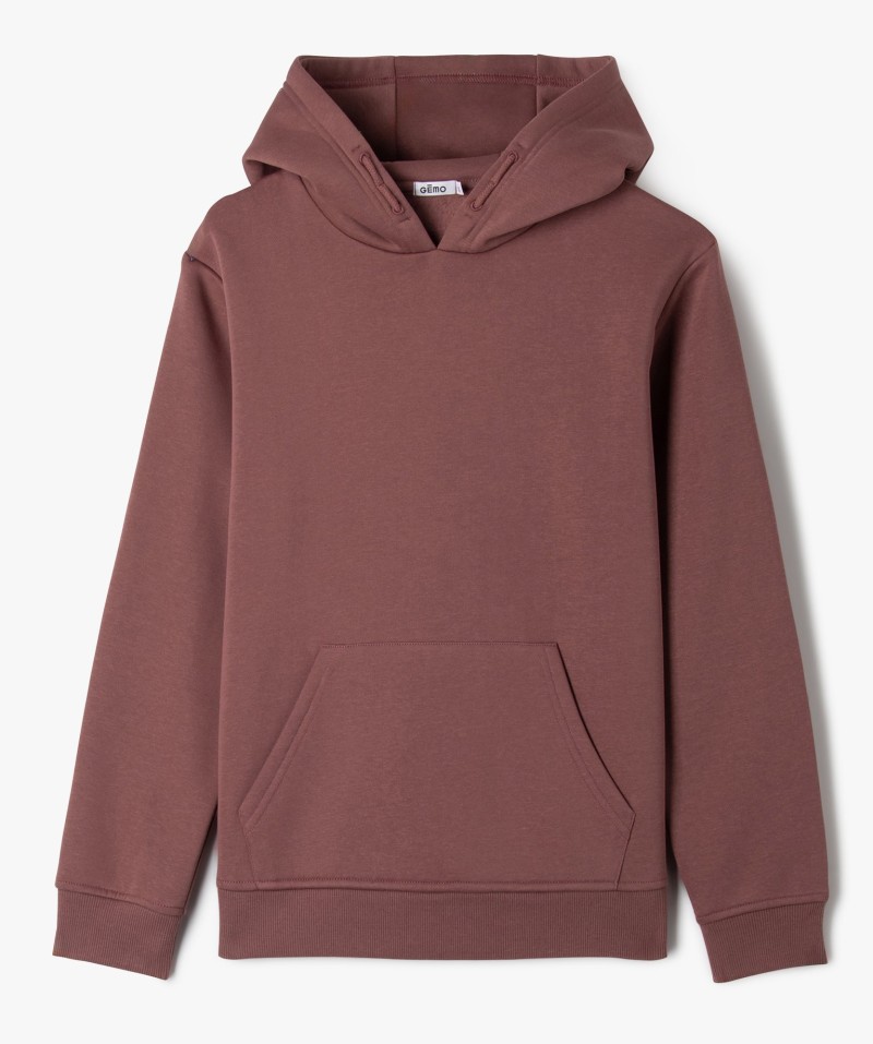 Sweat molletonné à capuche garçon[MISSING]